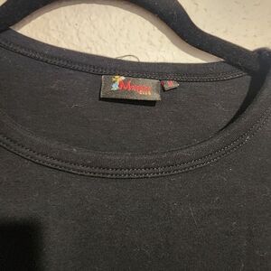 Majestic Club Punk Artsy Black T-Shirt